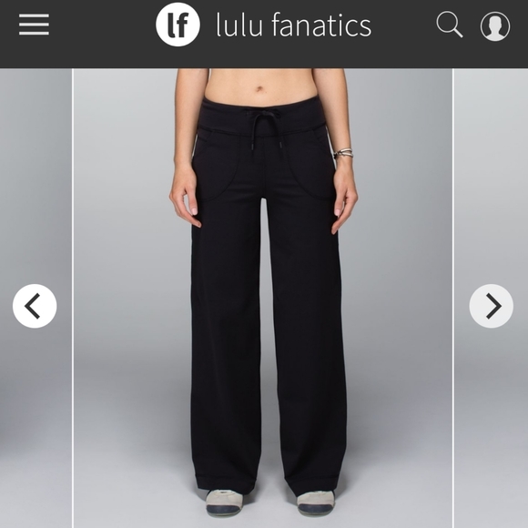 Lululemon Still pants in black Size 6